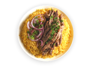 Beef Shawarma Platter with Toum