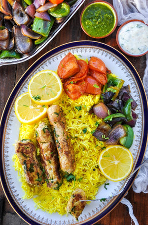 Beef Kebab with Pilaf Rice