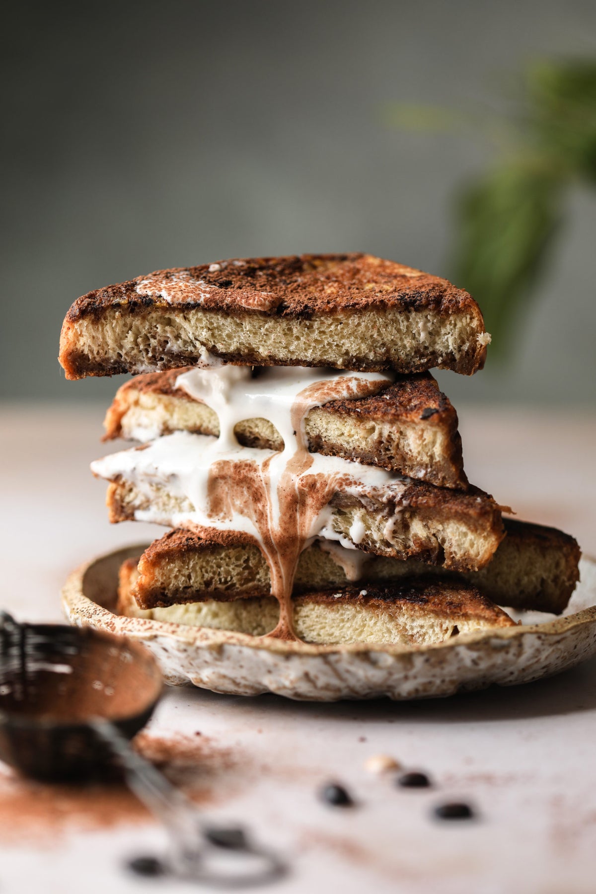 Tiramisu French Toast with Coffee Mascarpone Cream