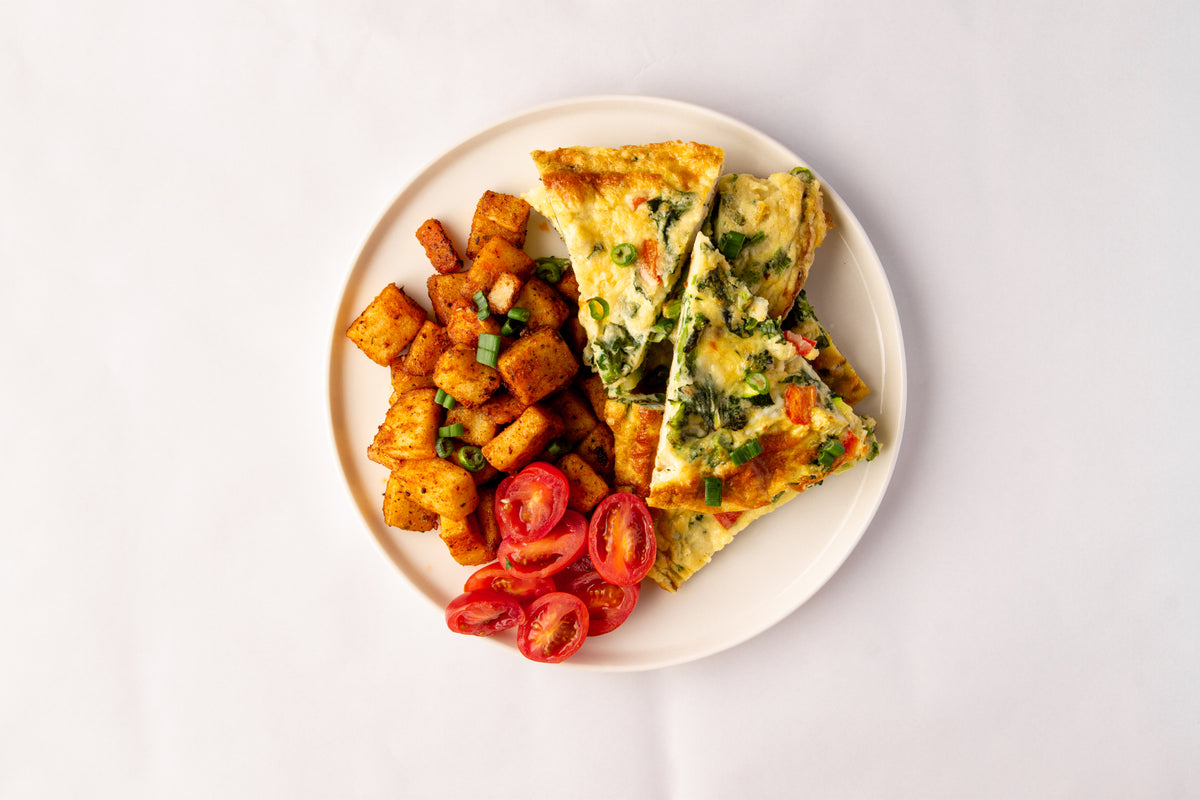 Frittata with Potato Hash