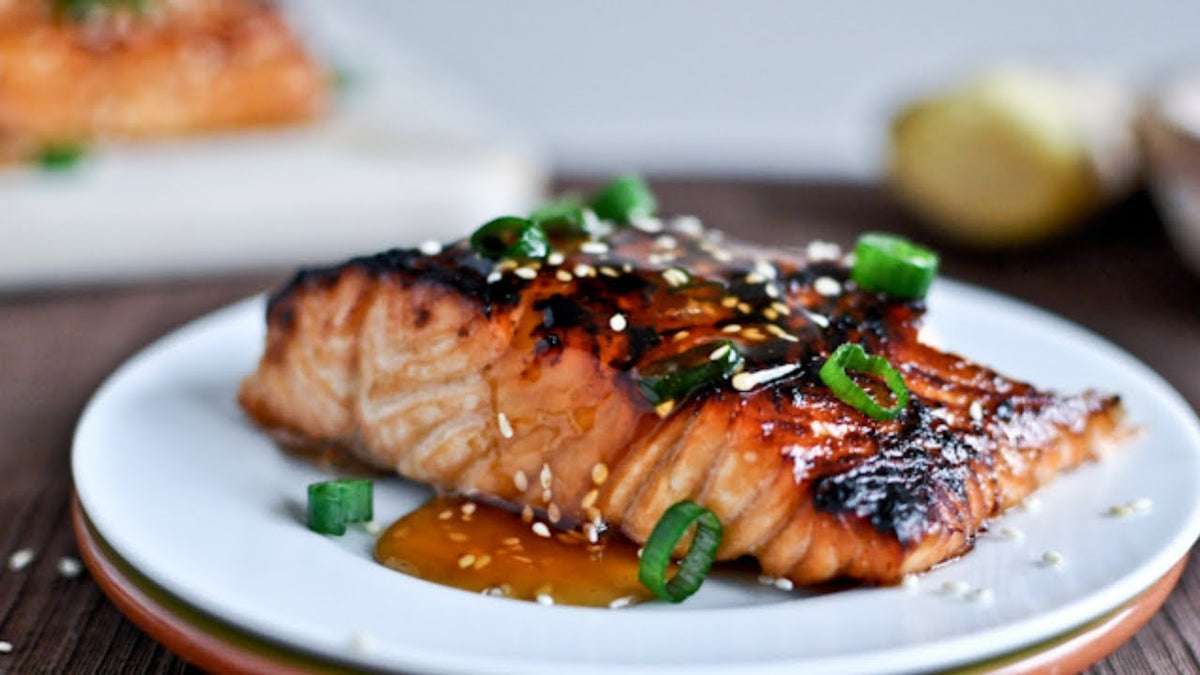 (Keto) Ginger Sesame Salmon