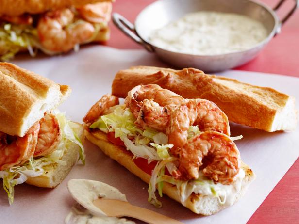 Grilled Shrimp Po'Boy